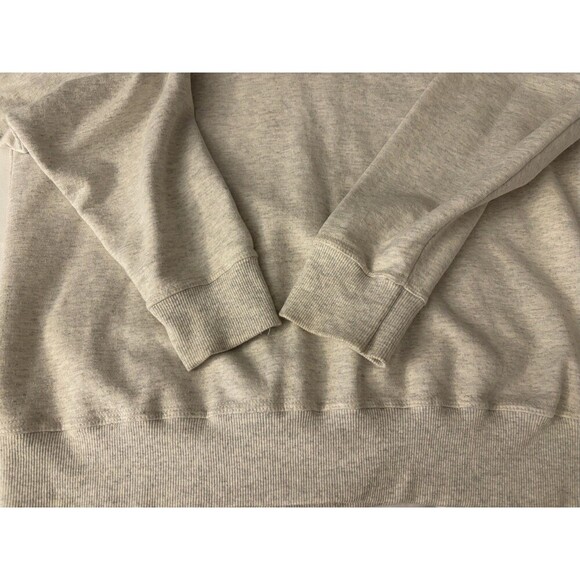 CHAMPION Powerblend Crewneck Sweatshirt Men Large Heather Gray Classic Logo - Picture 7 of 11